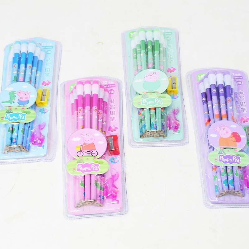 12 pcs Pencil Sharpner and Cap set