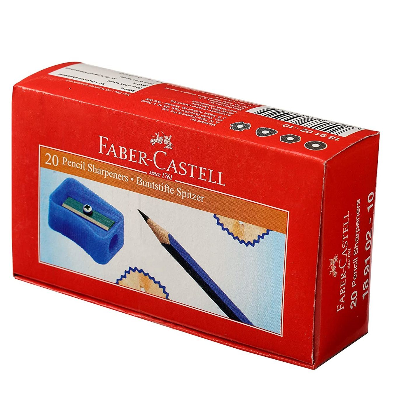 Faber-Castell Pencil Sharpner - Pack of 20 Assorted