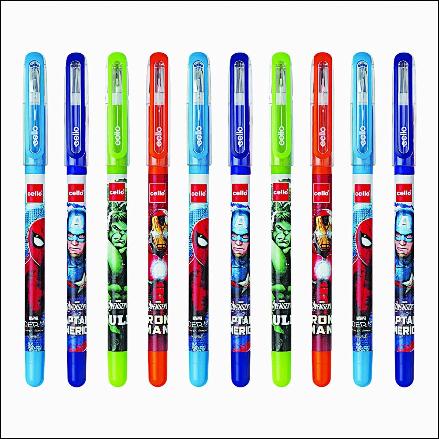 Cello Avengers Ball Pen - Pack of 10 Blue