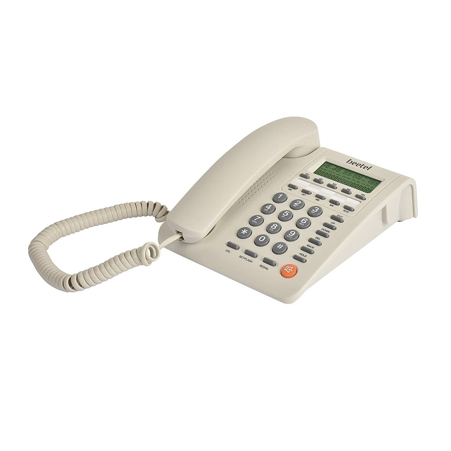 Beetel M59 CLI Corded Phone Off White