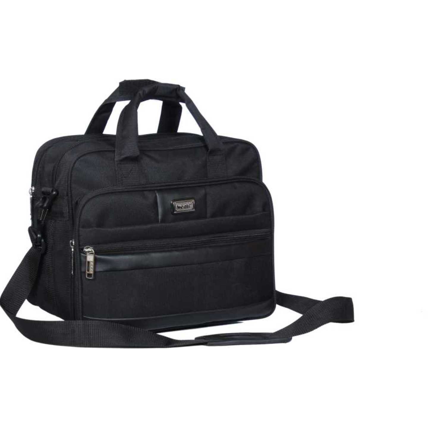 Men & Women Black Messenger Bag