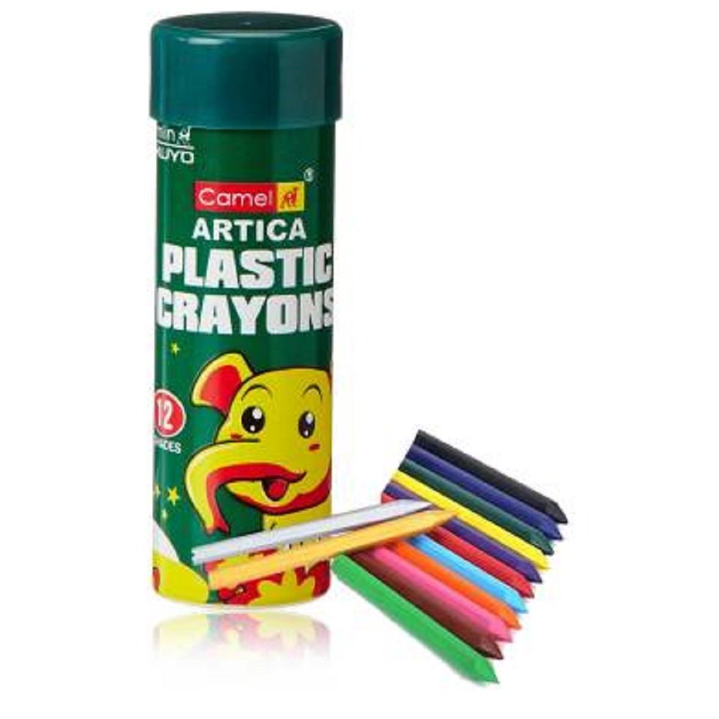 Camel Plastic Crayons - 12 Shades