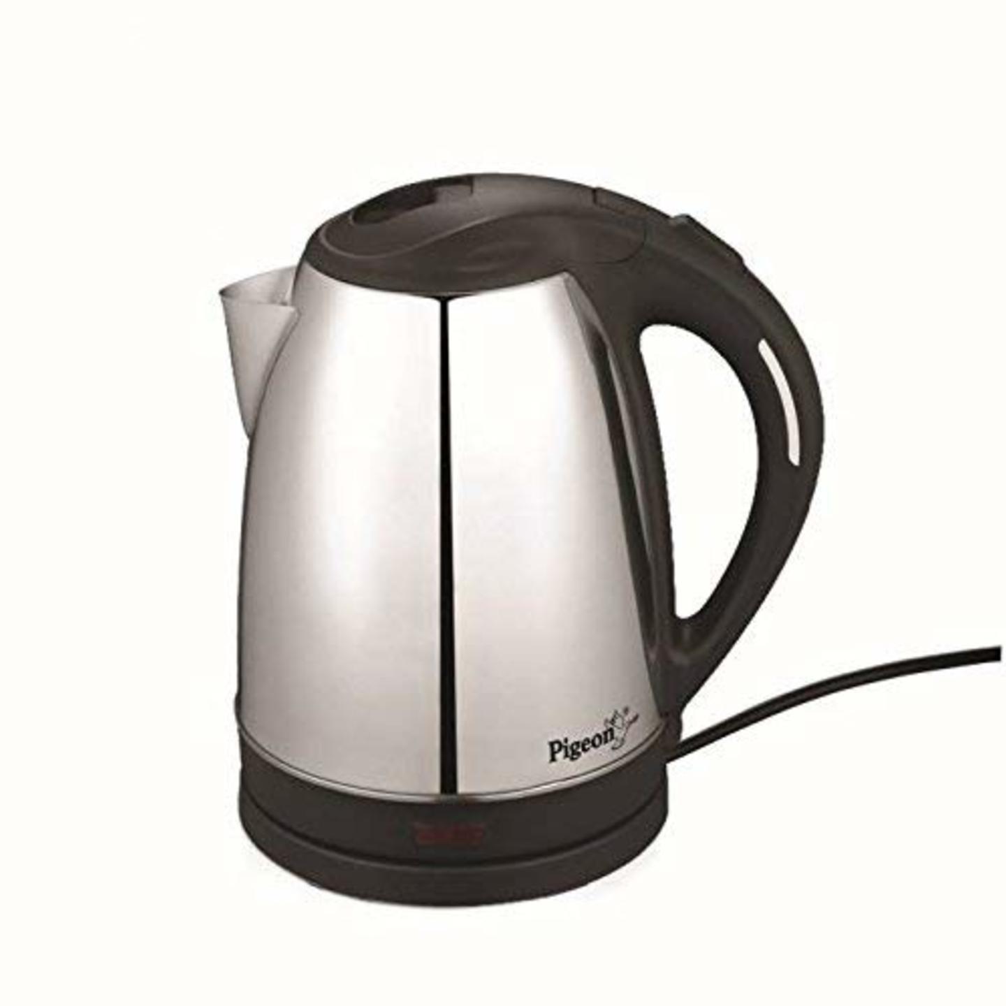 Pigeon Steel Electronic Kettle 1.5L, Silver