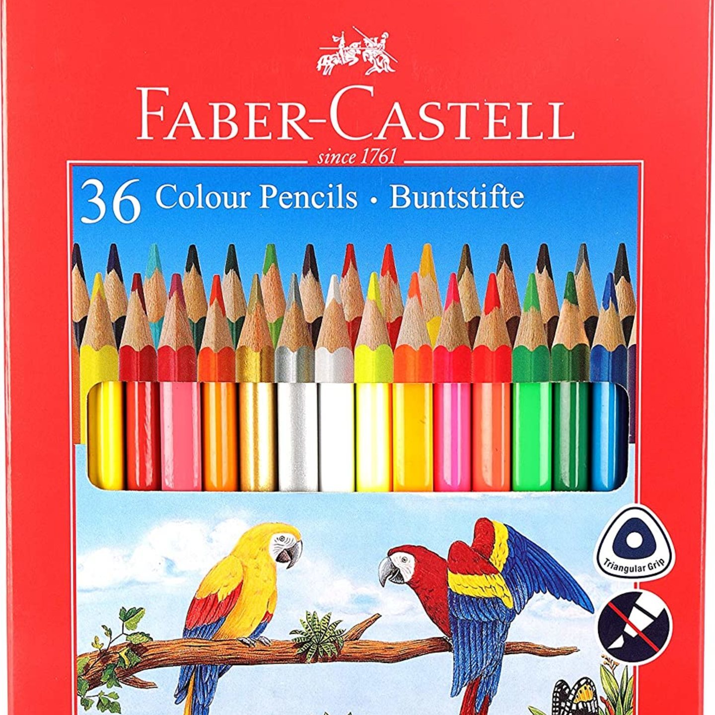 Faber-Castell 36 Triangular Colour Pencils