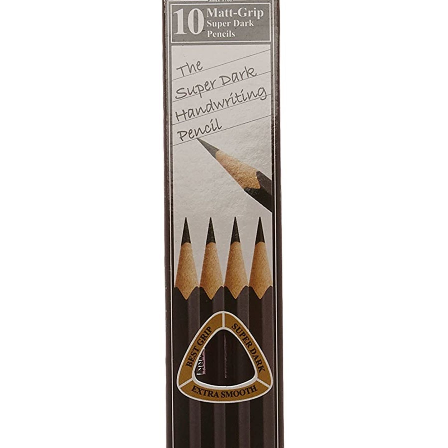 Faber-Castell Matt Grip Super Dark Pencils - Pack of 10