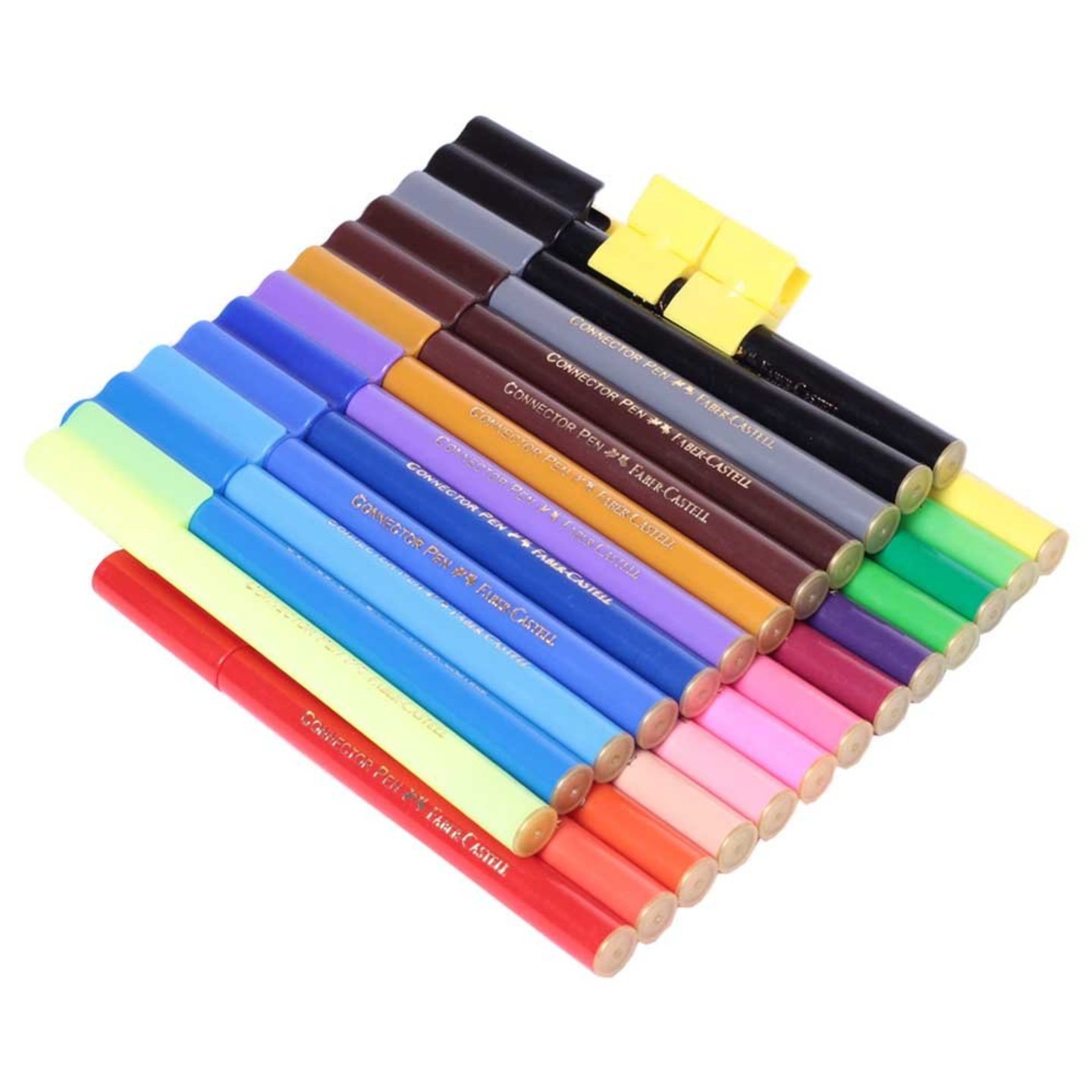 Faber-Castell Assorted Connector Pens Pack of 25