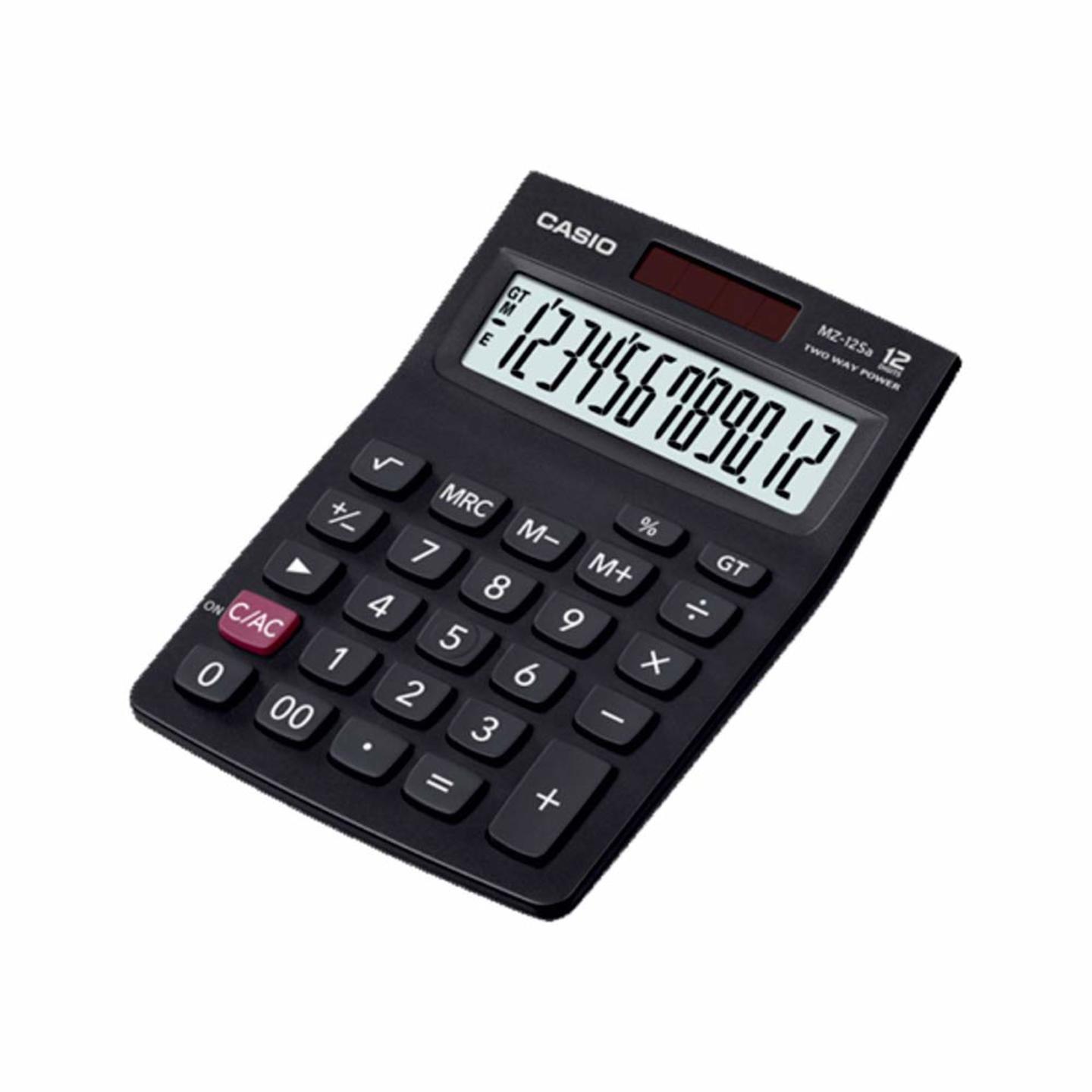 Casio MZ-12SA Desktop Calculator with Square Root and GT Key