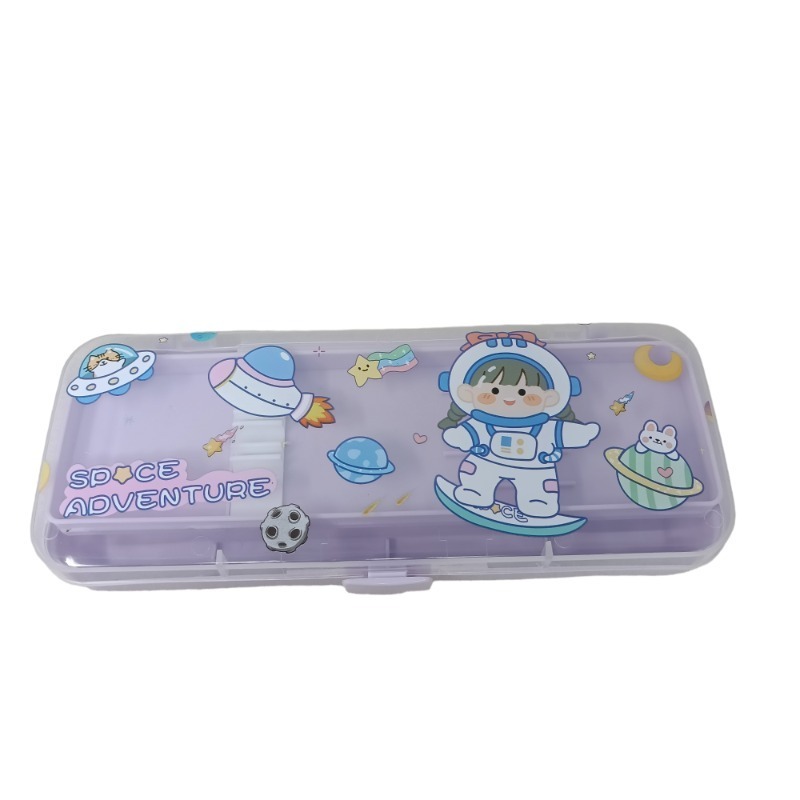 Plastic Transparent Pencil Box No.3288