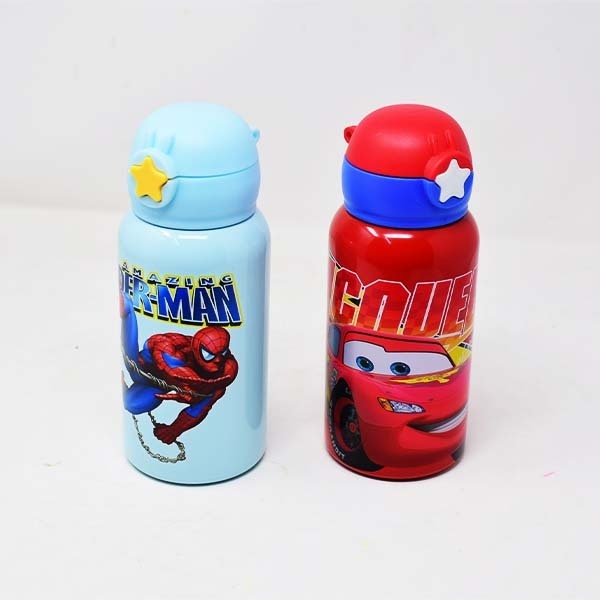 Character water Bottle | Stainless Steel Bottle | SS In Assorted Colours