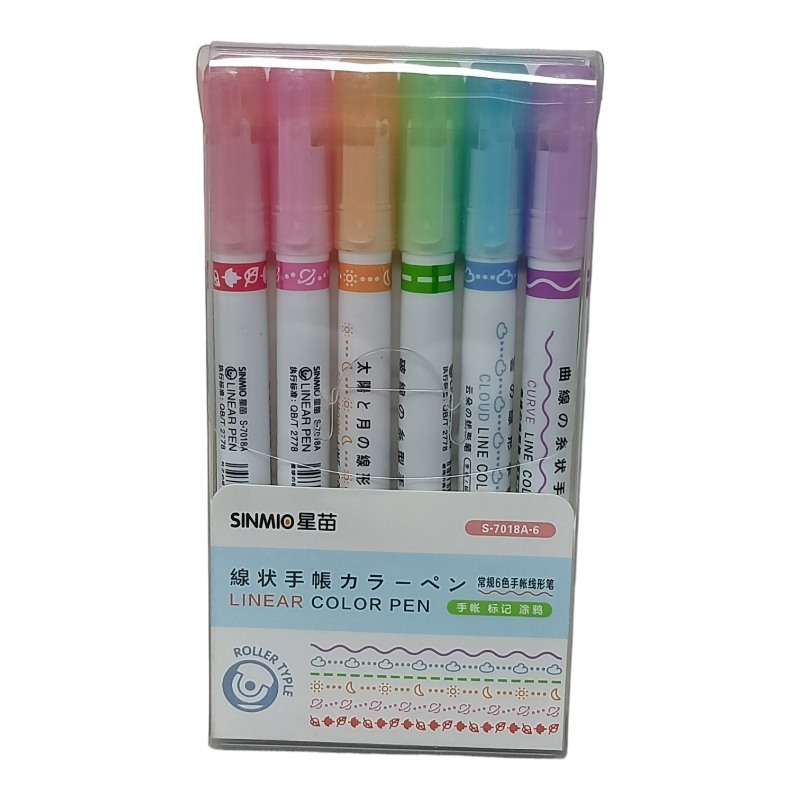 6pc Design Line Pen