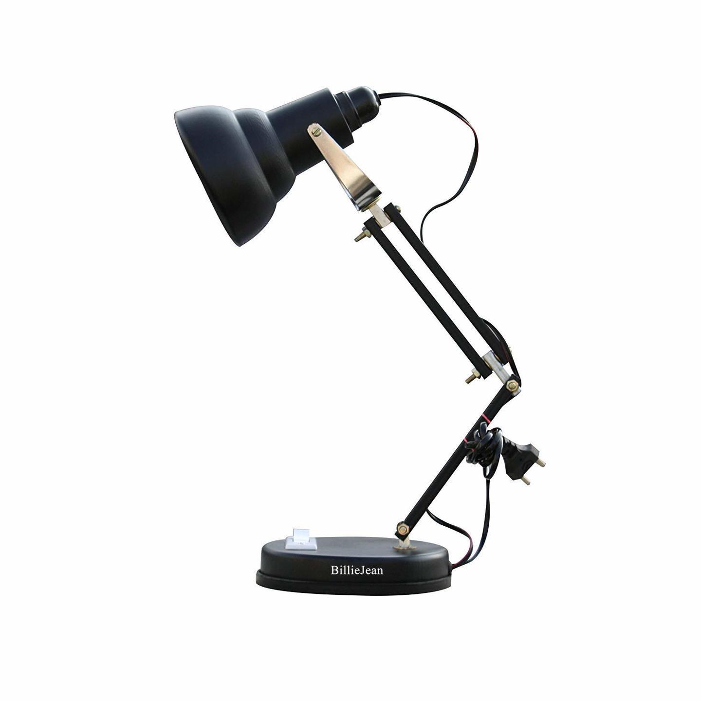 Black Reading & Studying Table Lamp