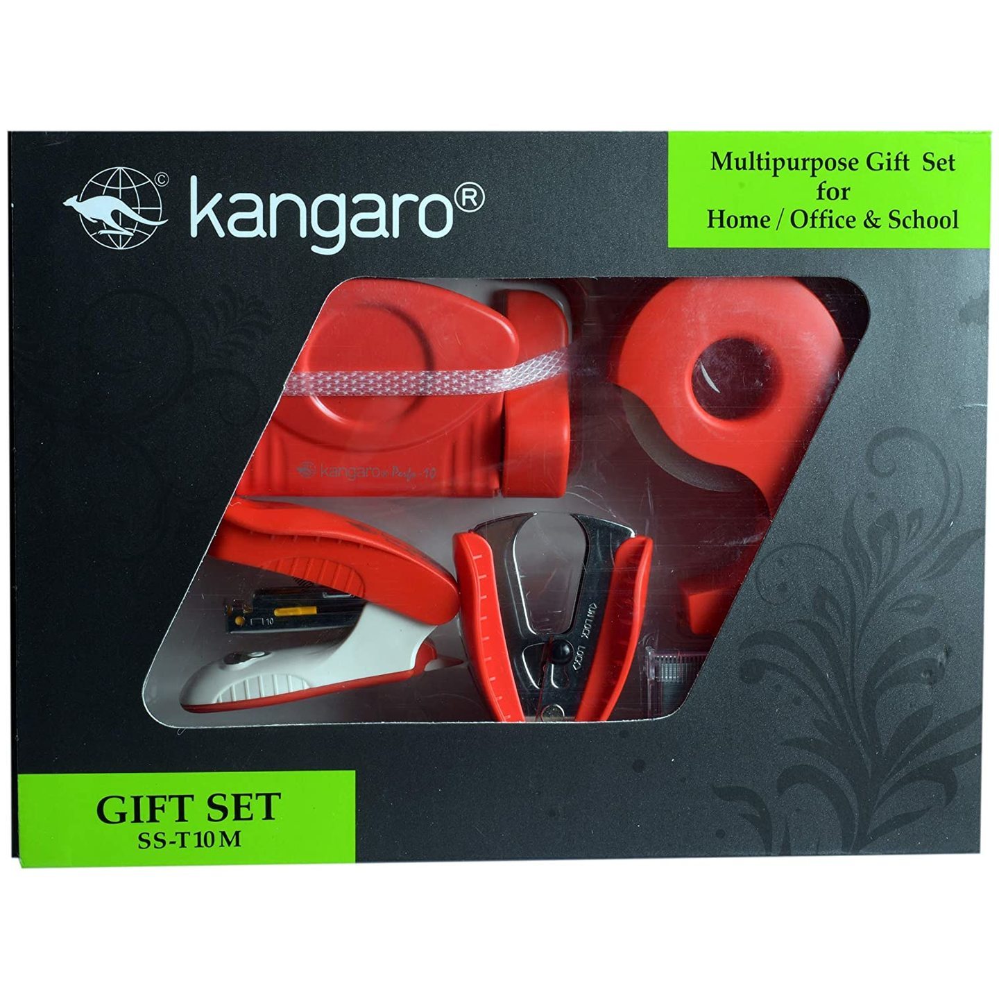 Kangaro Stationery Gift Set SS-T 10M for Office & Home Red Color