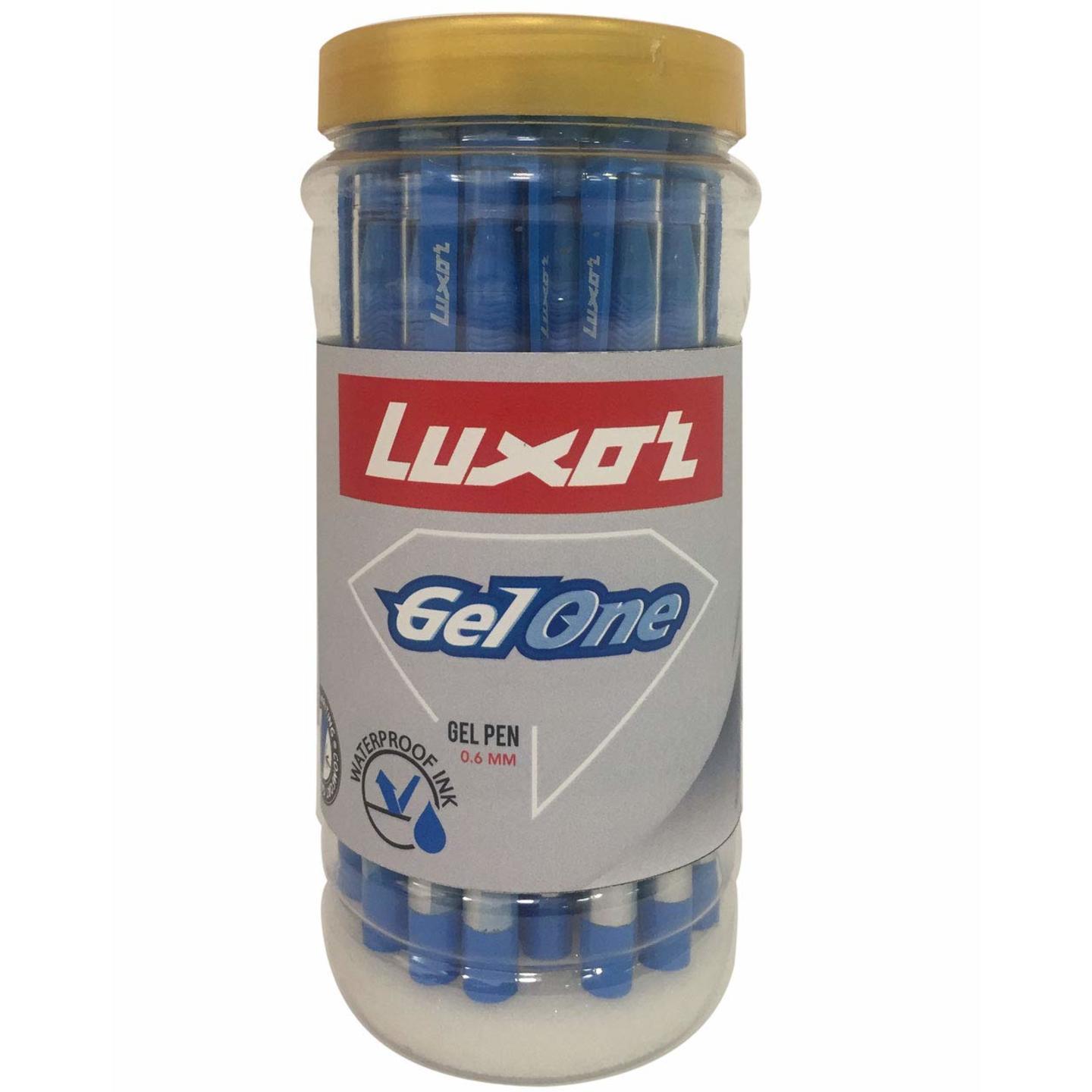 Luxor  Gelone gel Pen Pack of 25 with Jar