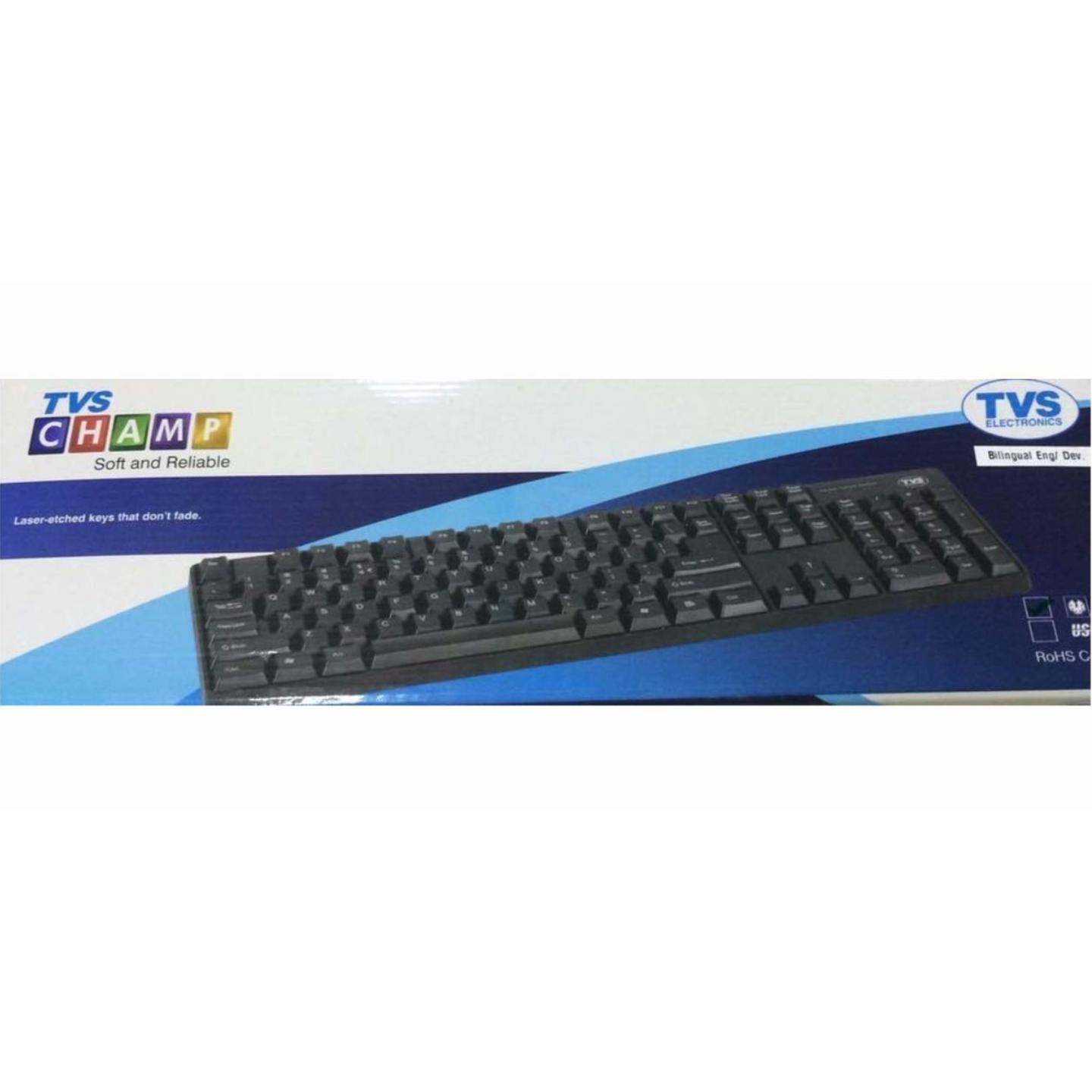 TVS Champ Keyboard USB for use Desktop and Laptop