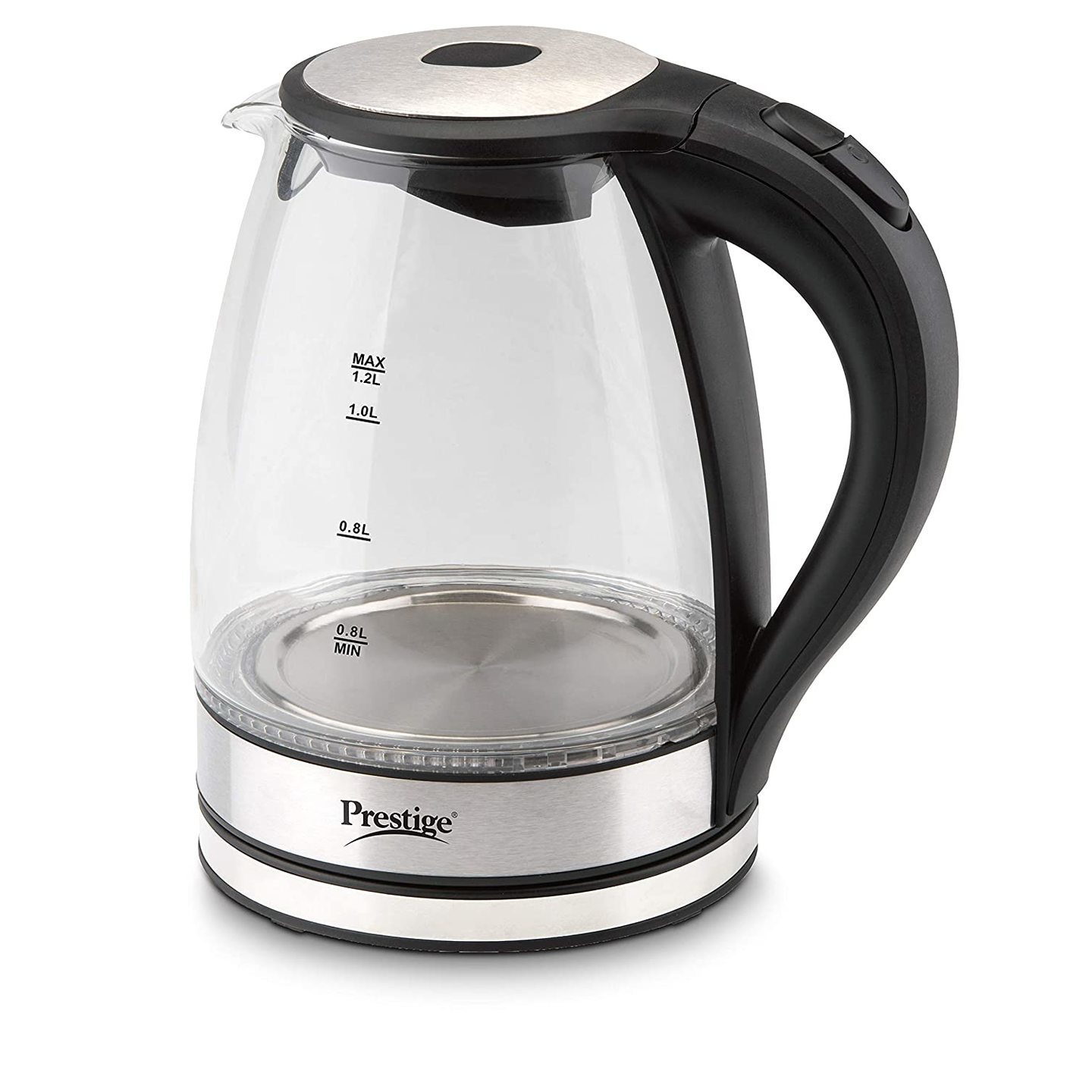 Prestige Glass Kettle PGKL 1.2 L Black