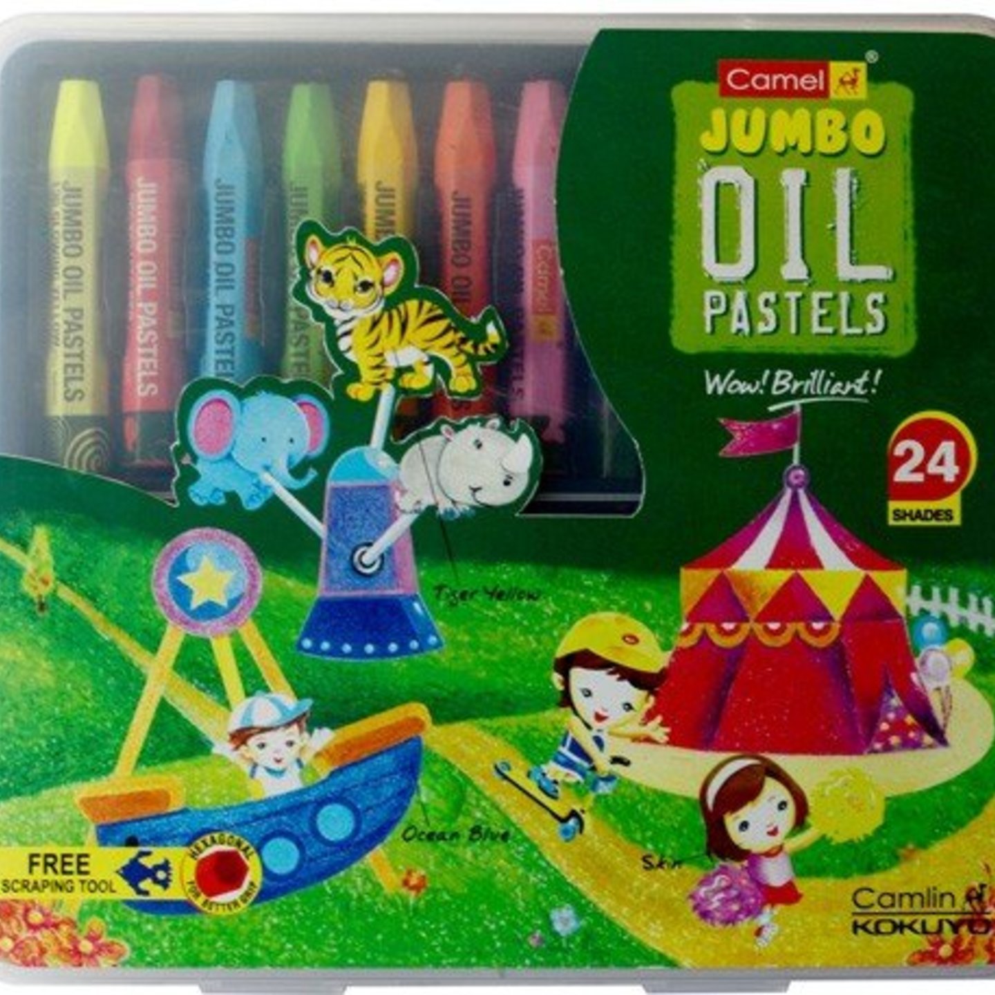 Camel Oil Pastel Jumbo - 24 Shades