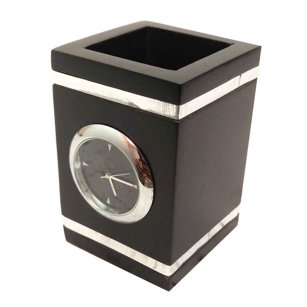 Table Clock Pen Stand 3 Inch - 76X0200K000XZOA