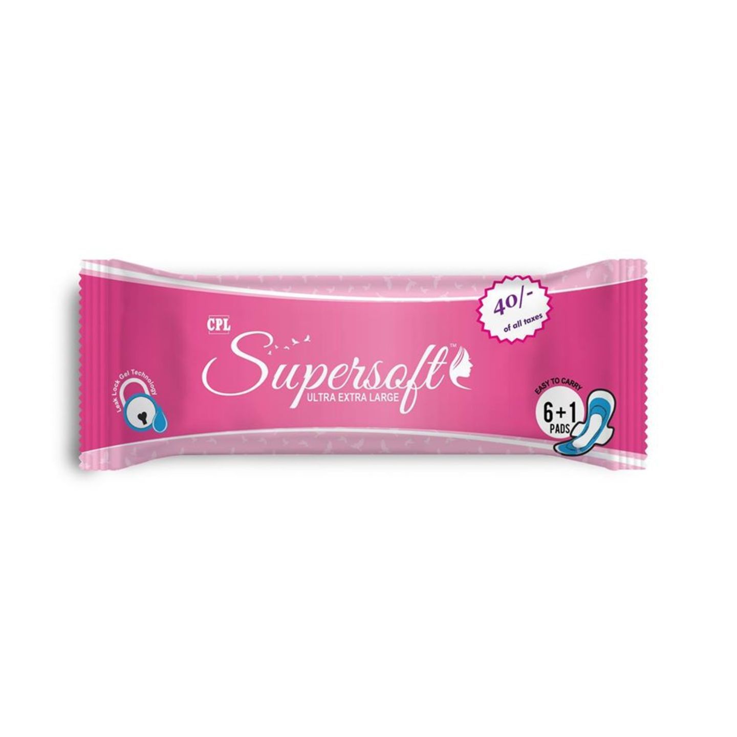 Supersoft Ultra Straight Sanitary Napkins