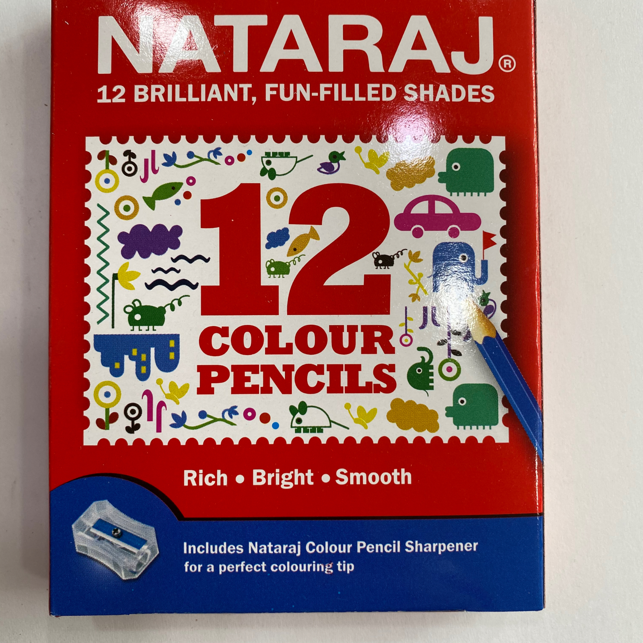 Natraj pencil colors 12