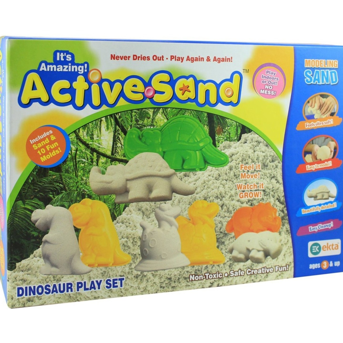 ACTIVE SAND DINOSAUR PLAY SET