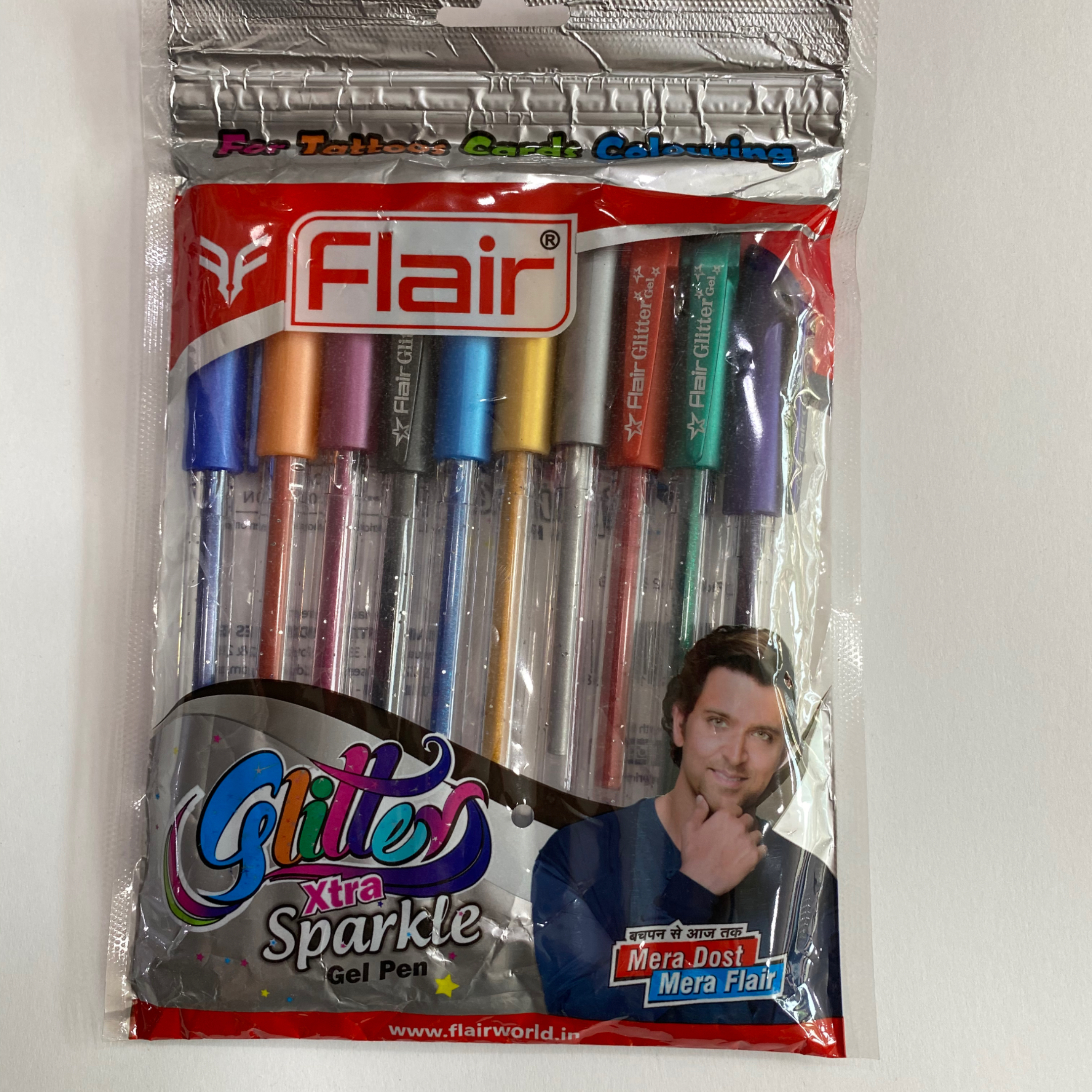 Flair glitter pens pk of 10