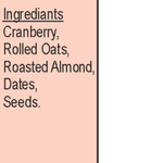 Cranberry & Oats - Energy Bites 300gm