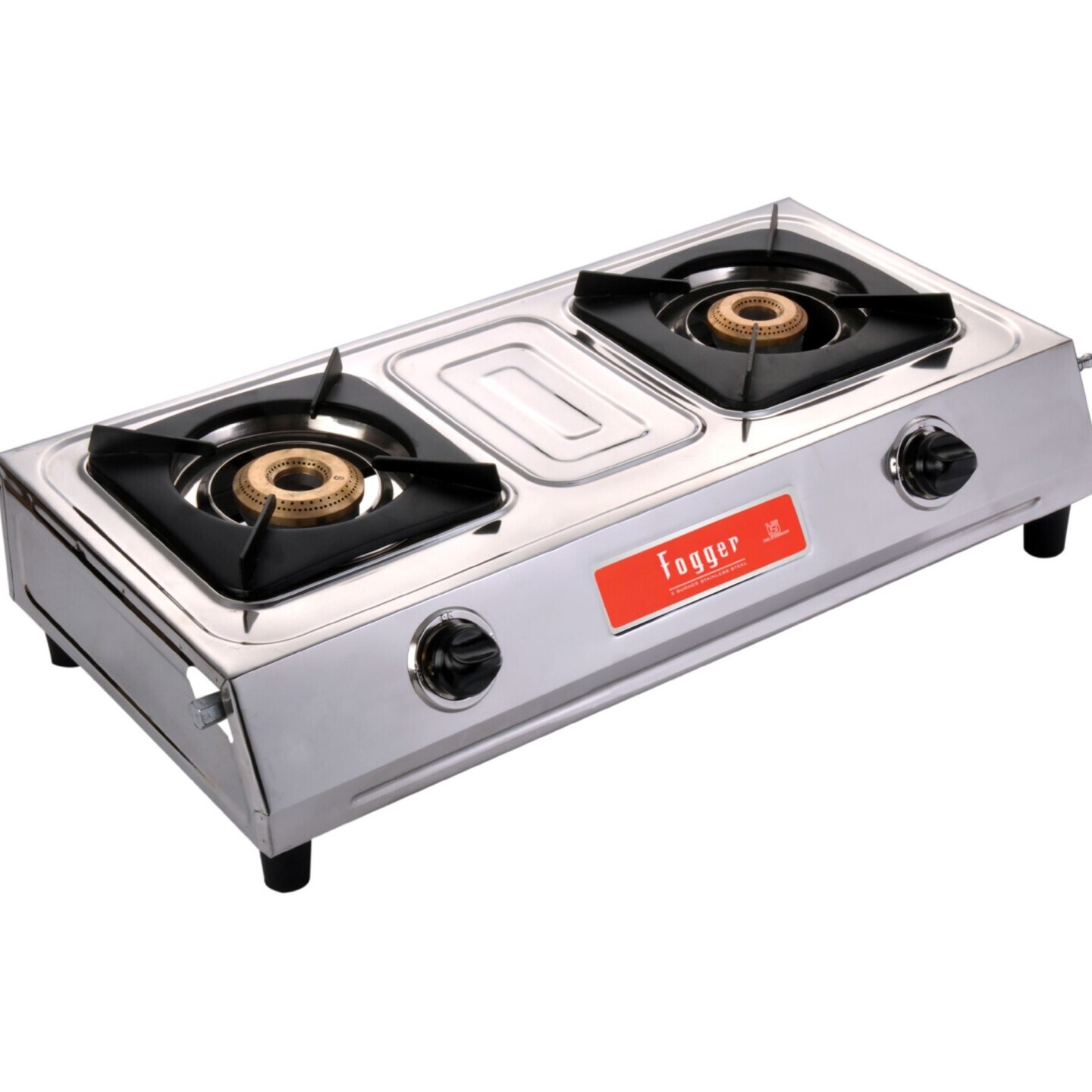 Fogger GSFBFL-202 Stainless Steel Manual Gas Stove  (2 Burners)