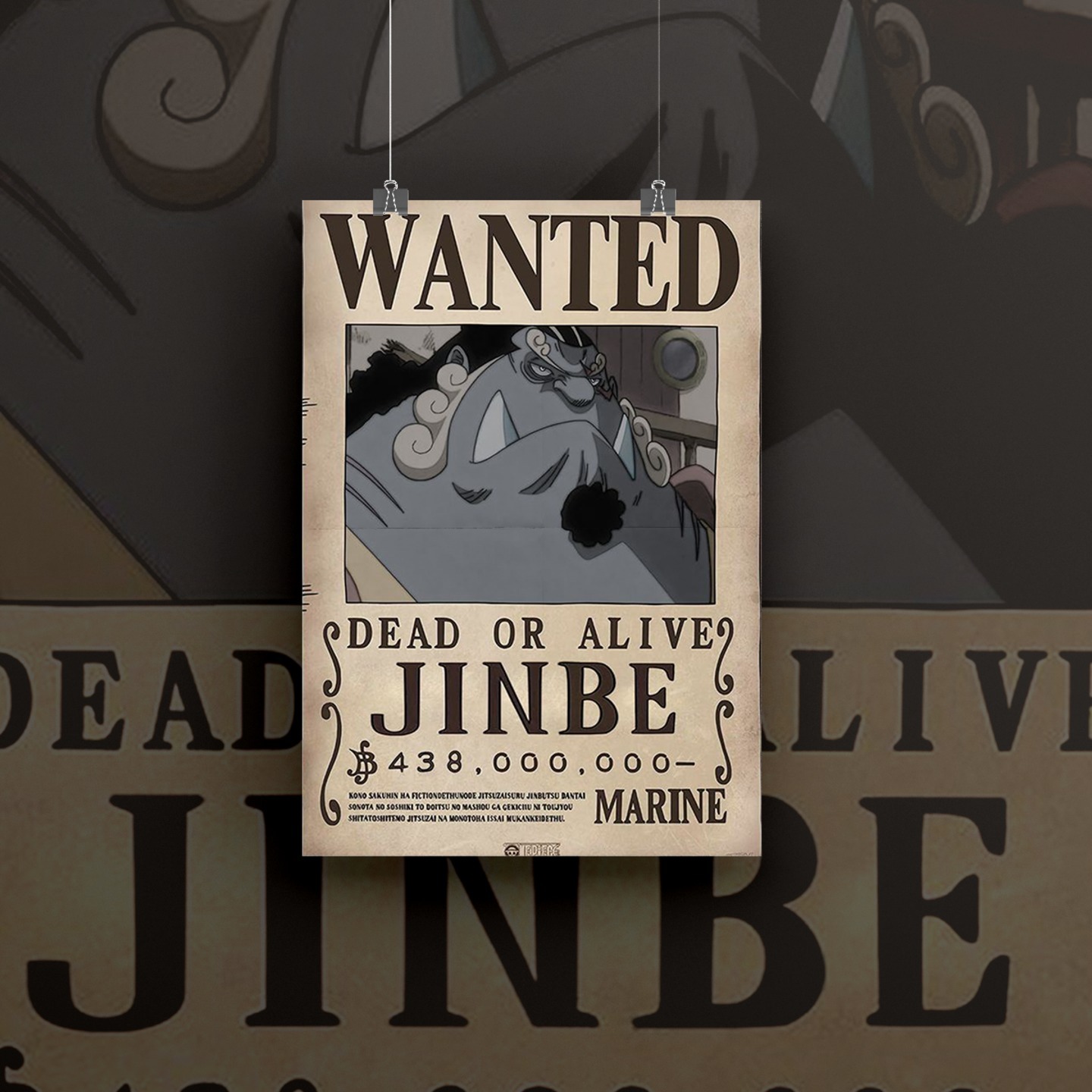 Jinbe Wanted Poster