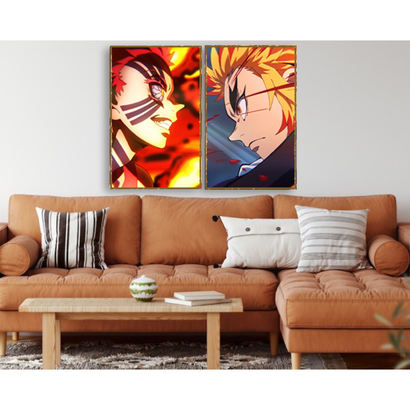 Rengoku And Akaza Frame