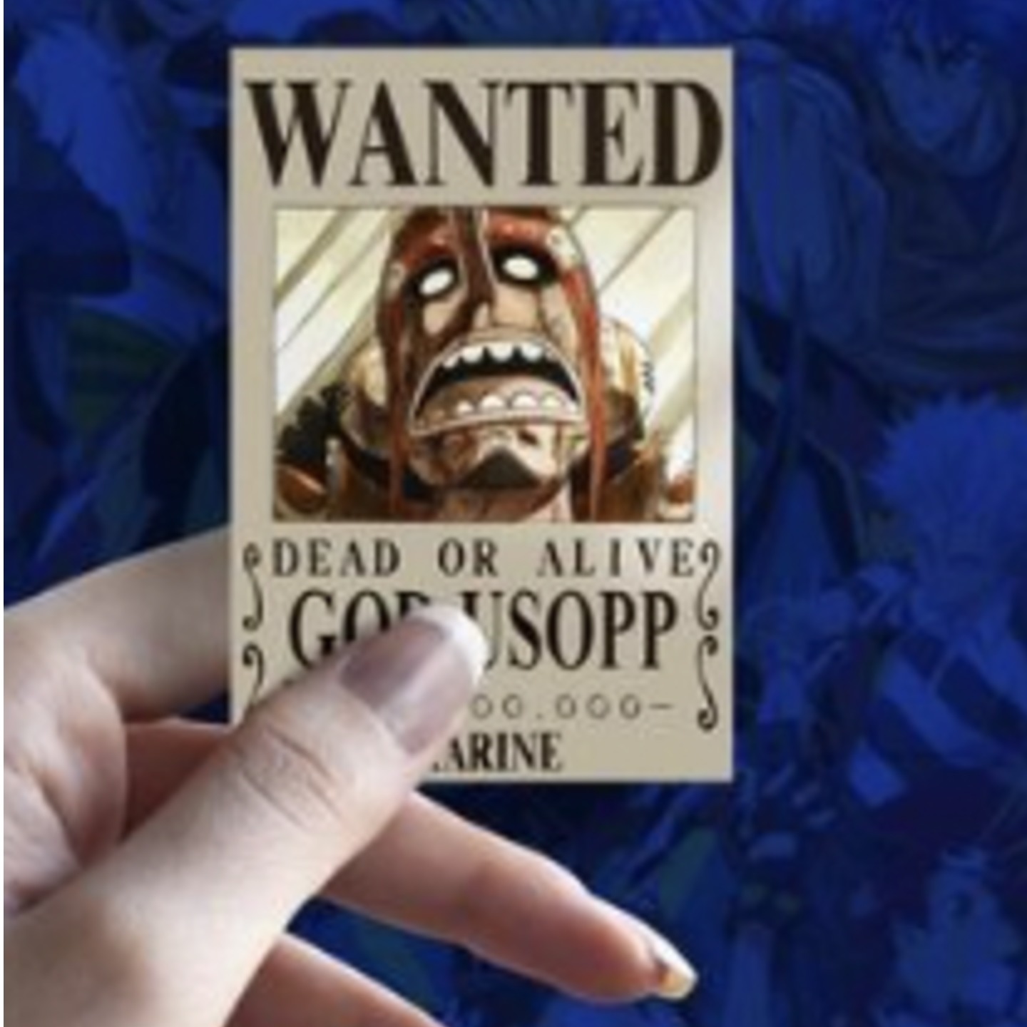 Wanted Usopp Sticker 