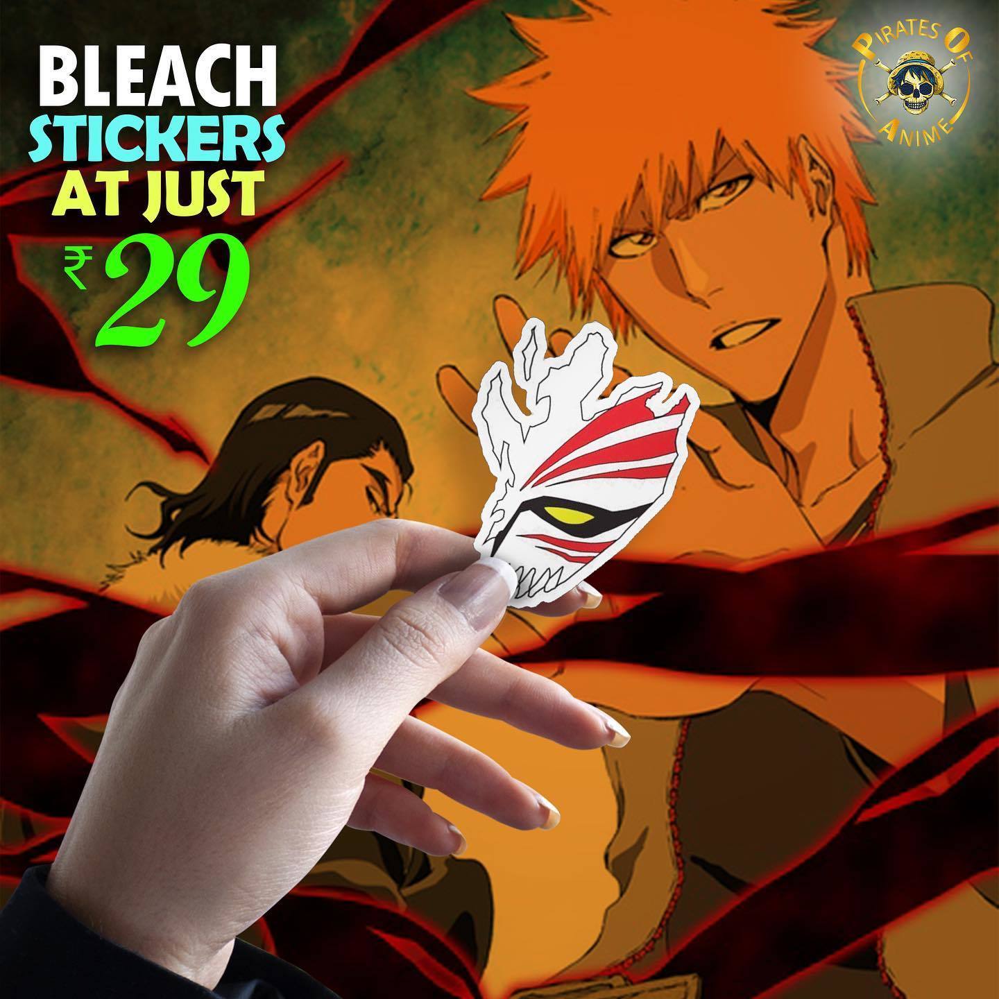 Ichigo Kurasaki Mask Sticker 