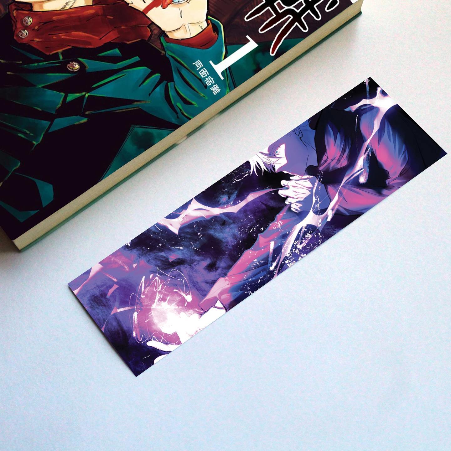 Jujutsu Kaisen Bookmark - Gojo Using Hollow Technique: Purple
