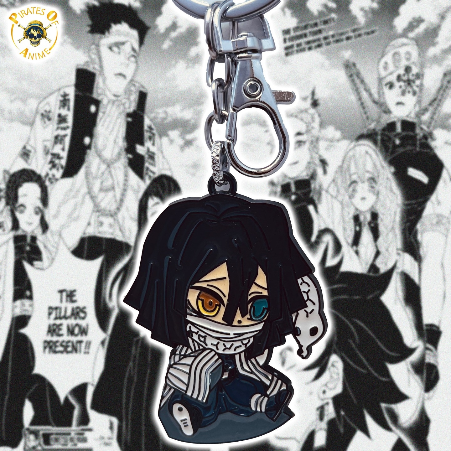 Obanai Iguro - The Snake Hashira Keychain