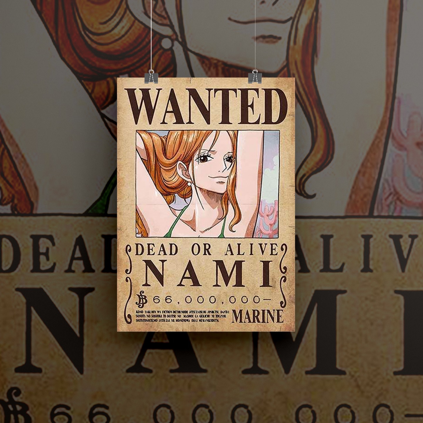 Nami Wanted Poster