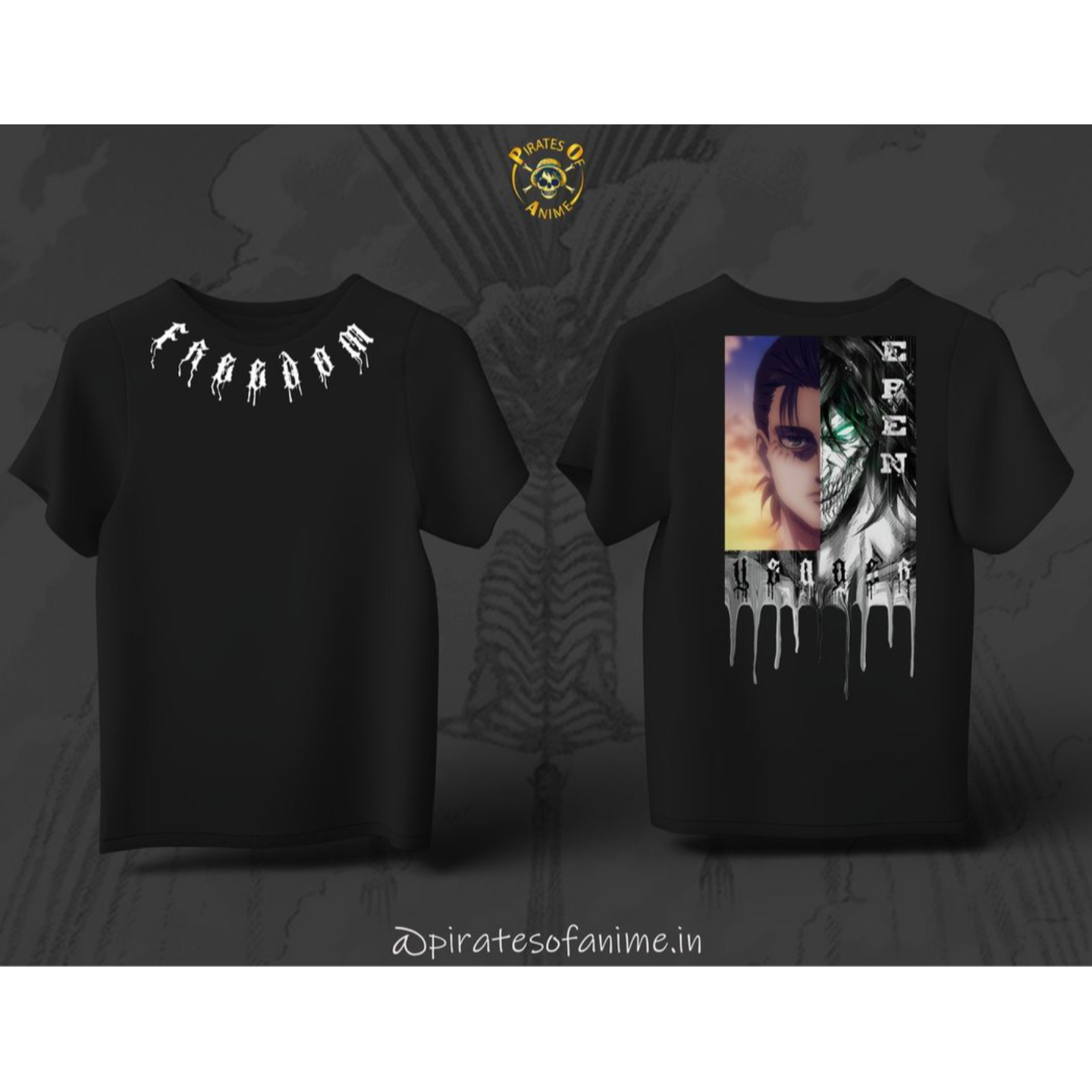 Oversized Freedom Eren T Shirt