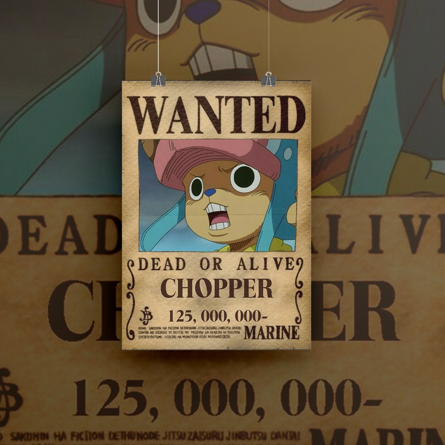 Chopper Wanted Poster