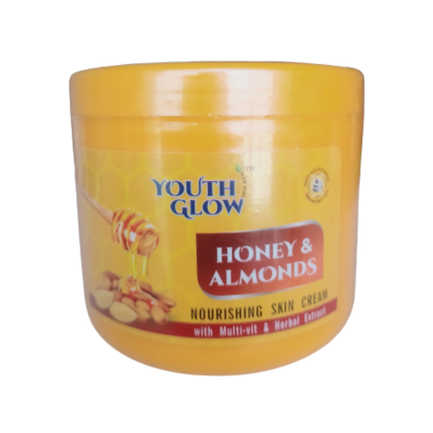 YOUTH GLOW HONEY & ALMONDS NOURISING SKIN CREAM with multi-vit & herbal extract (800Grm)