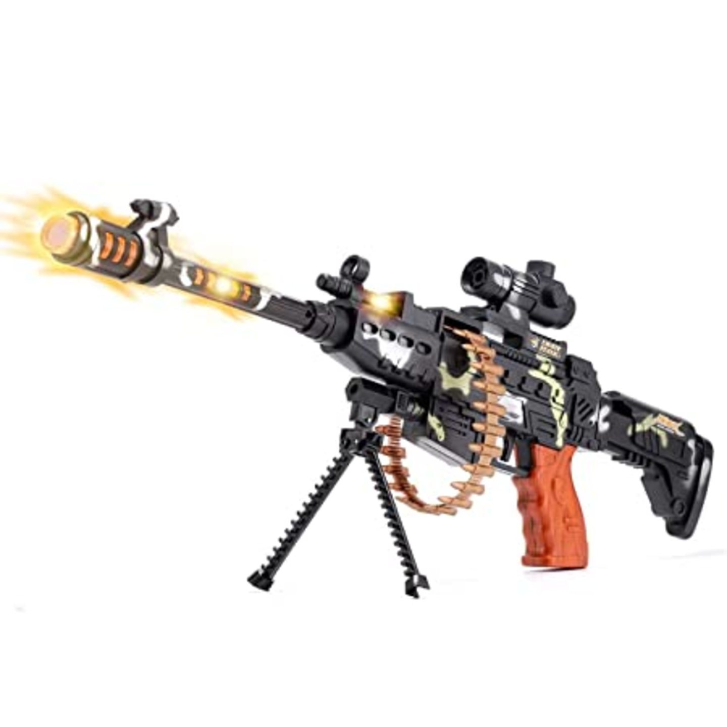 Army Style Machine Toy Gun for Kids with Music, Lights and Laser Light Guns & Darts Guns & Darts (Multicolor) Guns & Darts  (Multicolor)