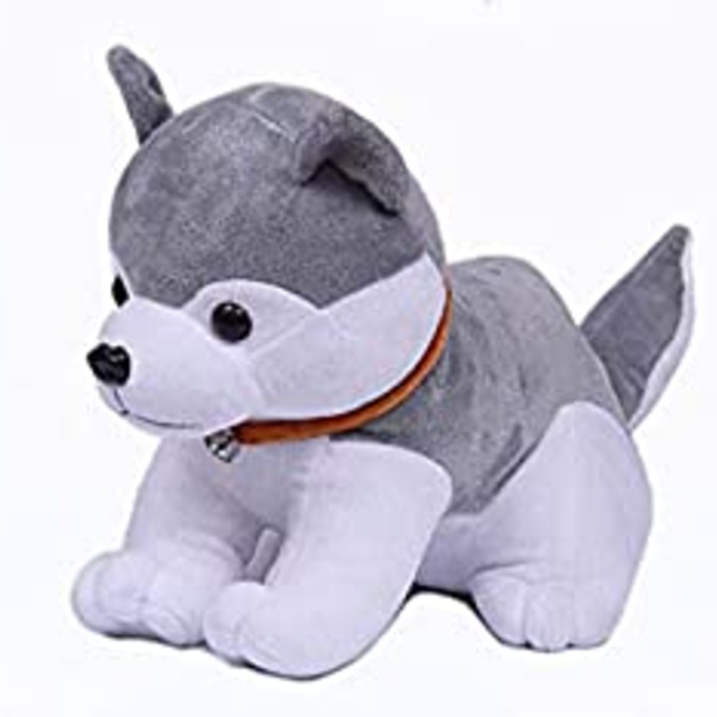 Babyjoys Cute Huskey Dog Soft Toy 45 cm Grey