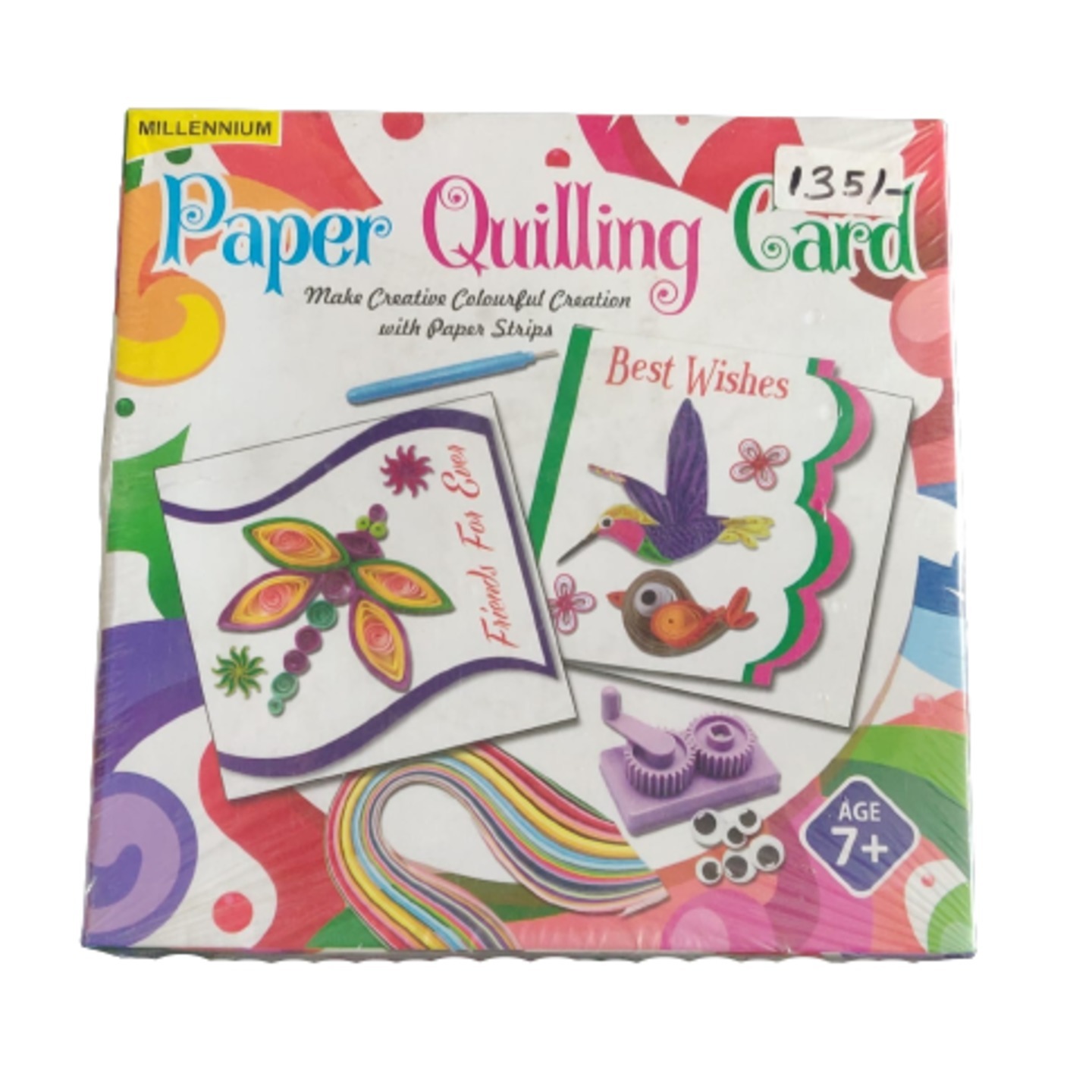 Paper Quilling Cards, Paper Quilling Set, DIY Craft Kit, DIY Kits for Girls, Kids Craft, Craft Games, Craft Set for Kids 6-12, Gift for Girls Boys