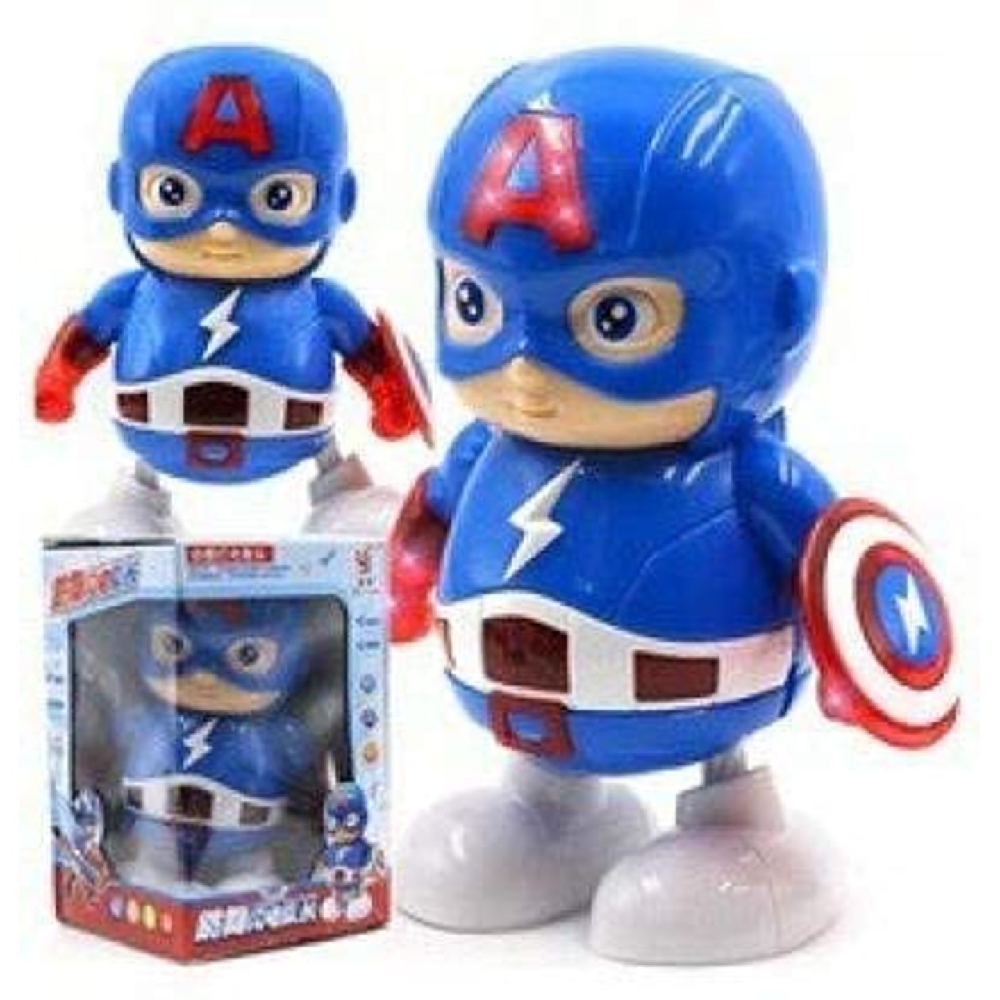 Musical, Dancing Superhero Captain America Civil War Robot For Kids Multicolor