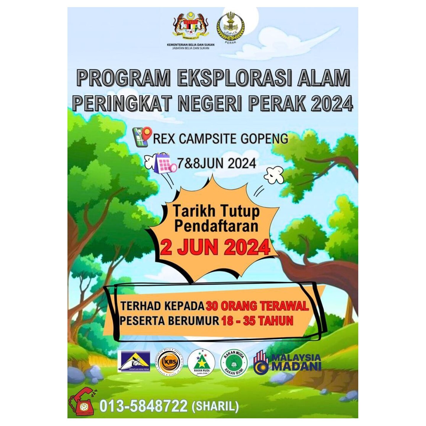 Program Explorasi Alam Peringkat Negeri Perak 2024