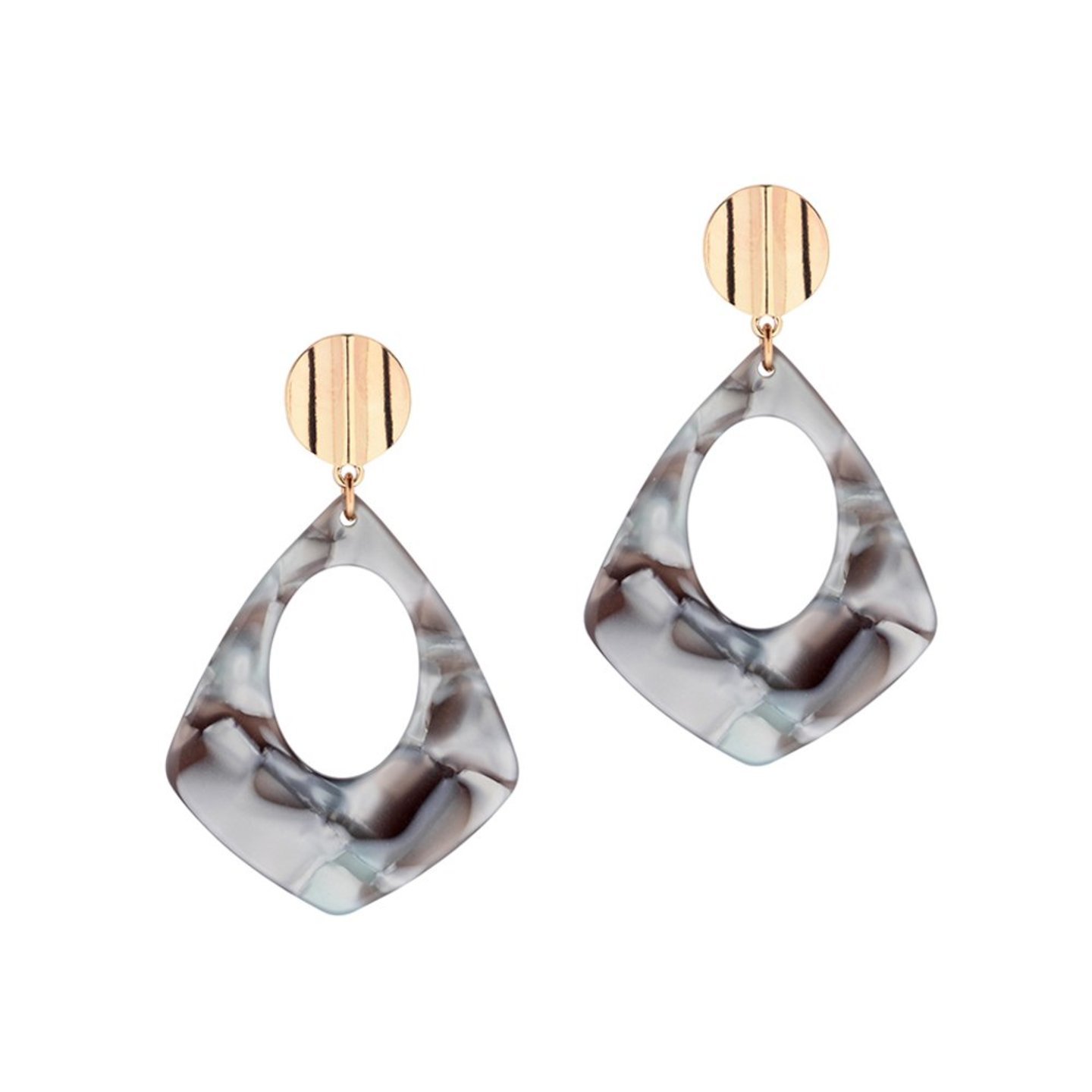 Ison Resin Swirl Earrings
