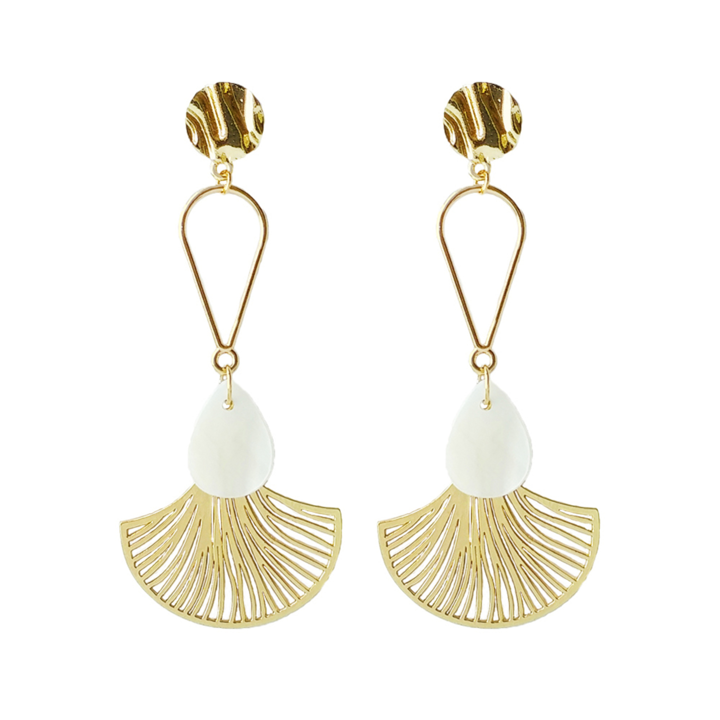 Mischa Filigree Fan Earrings
