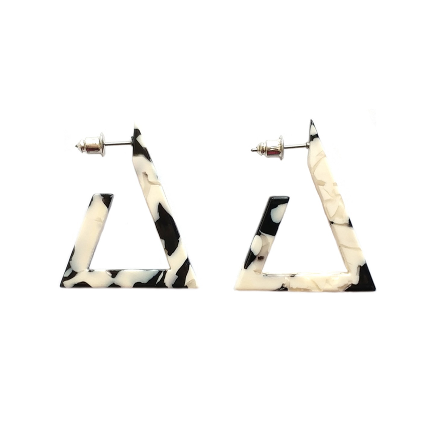 Ambrose Triangle Hoops in Monochrome