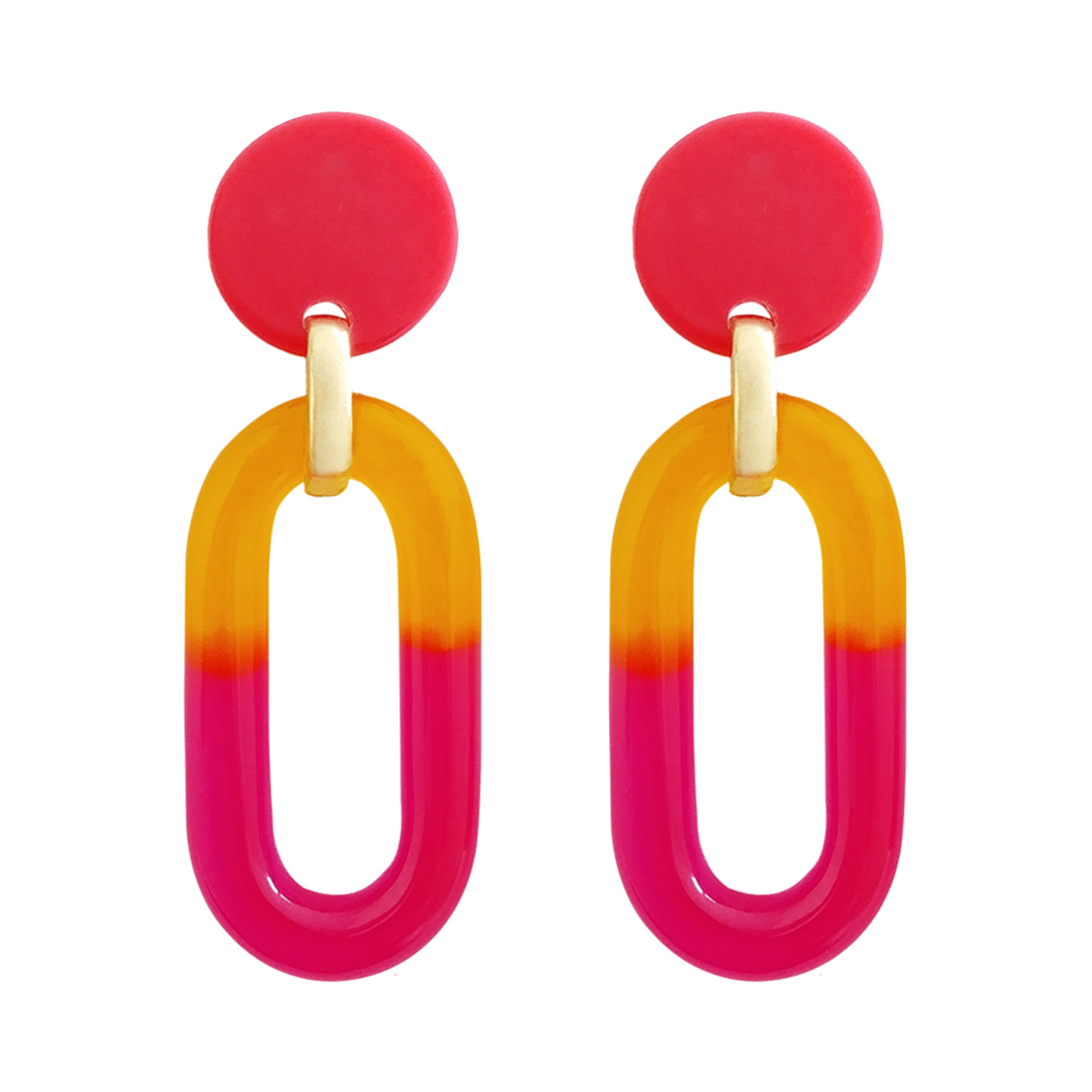 Gabriella Ombre Resin Earrings