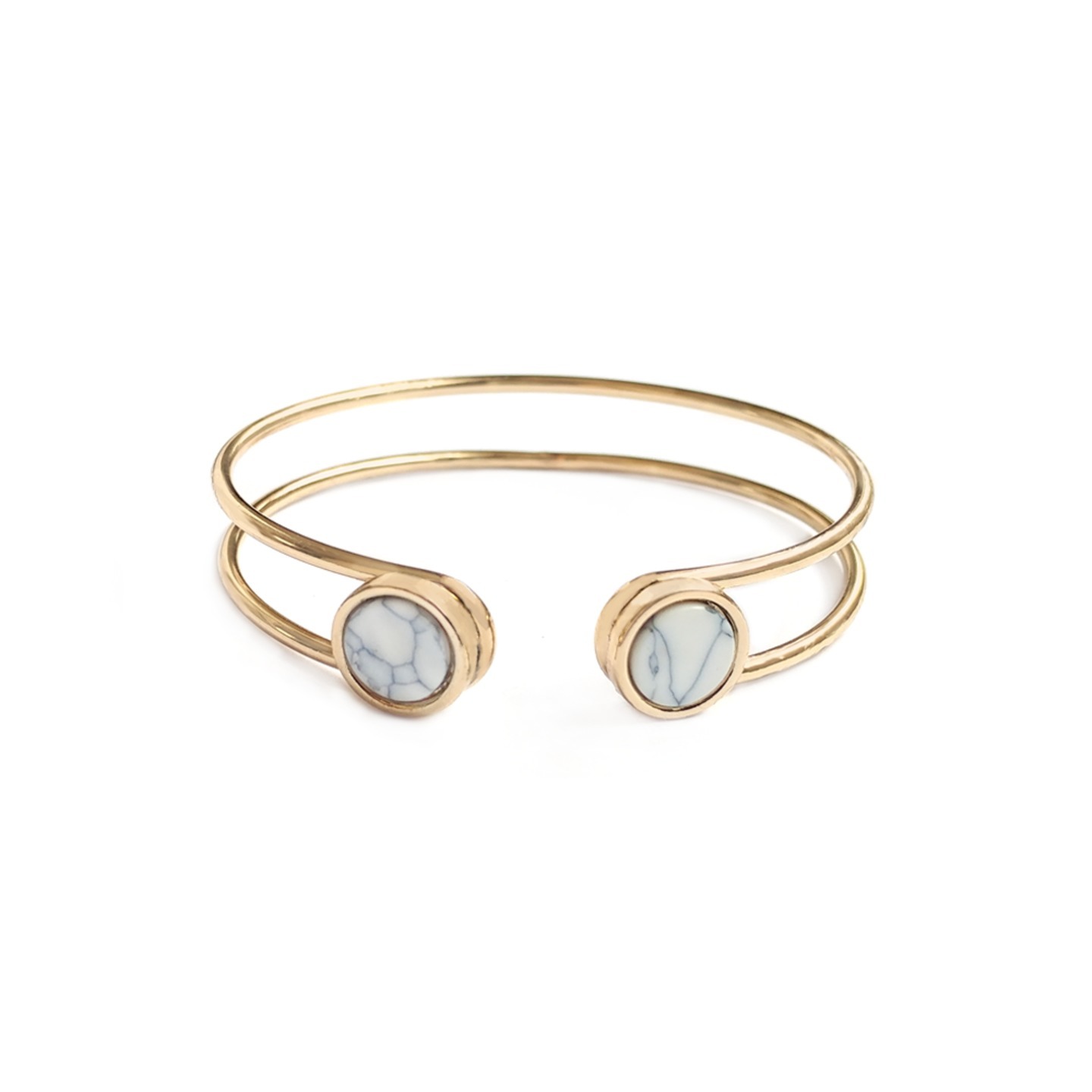 Inovia Duo Marble Accent Bangle