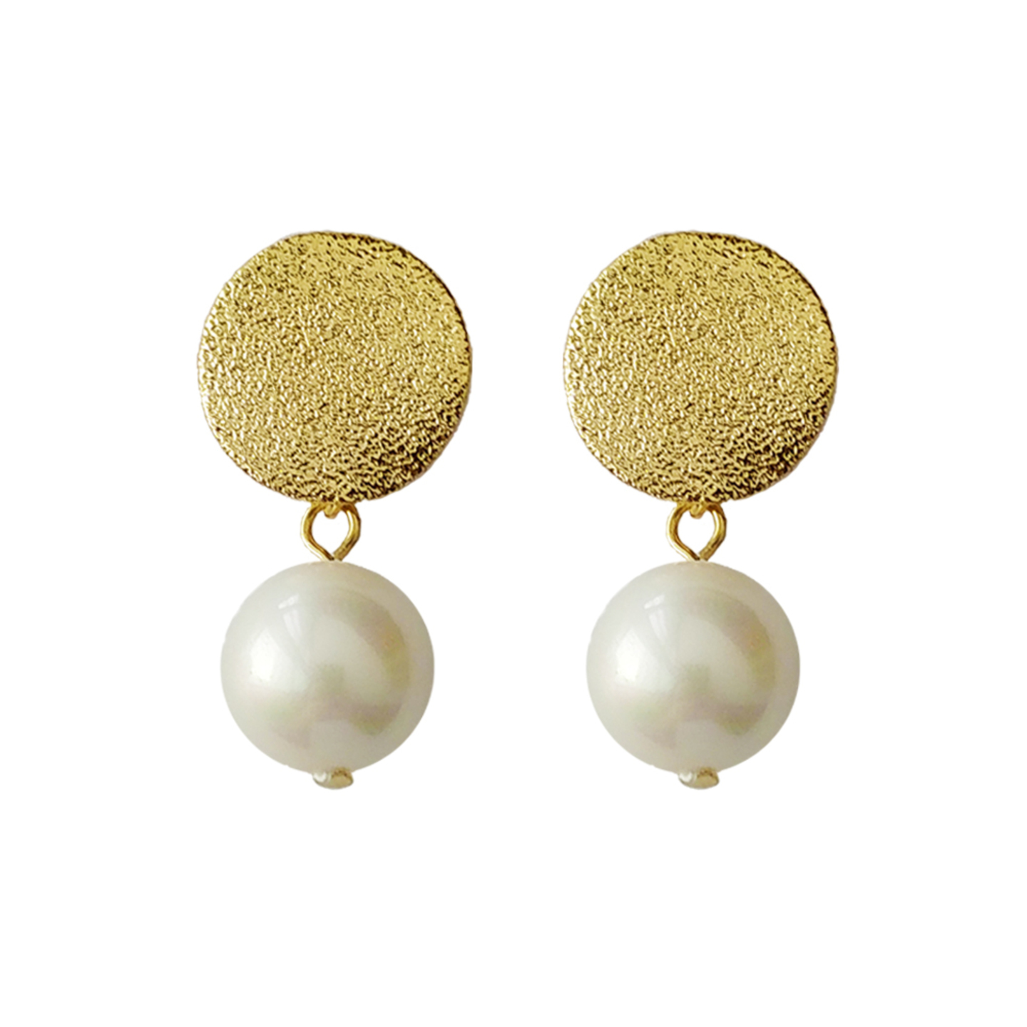 Akila Pearl Textured Earrings