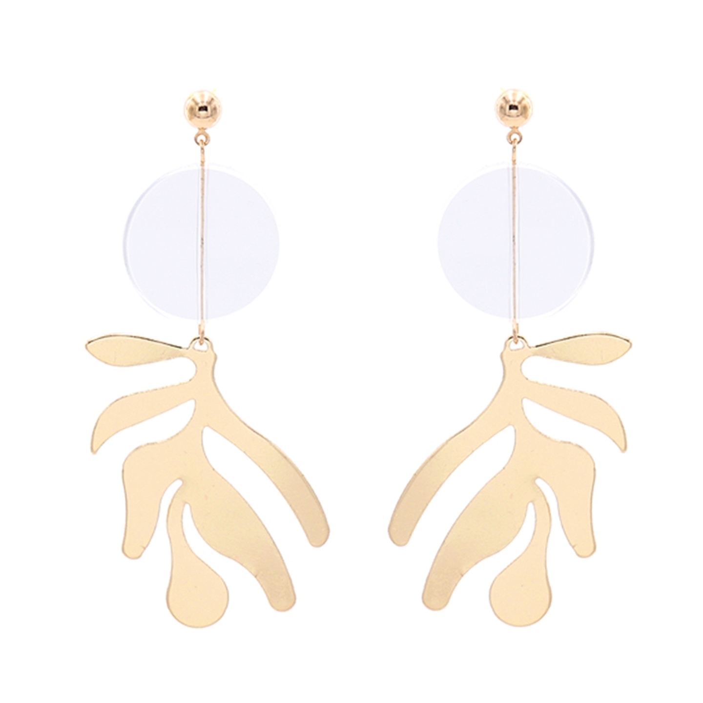 Morrow Frond Statement Earrings