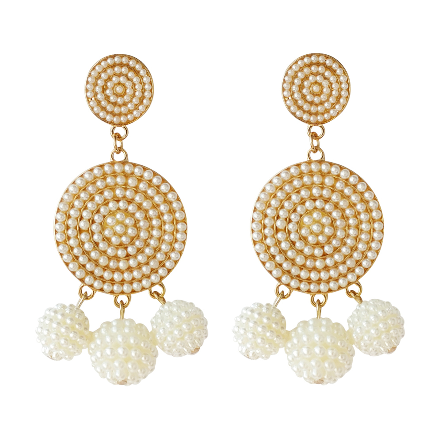 Maxey Statement Pearlescent Earrings